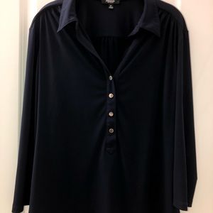 3/4 Sleeve Length Blouse Navy